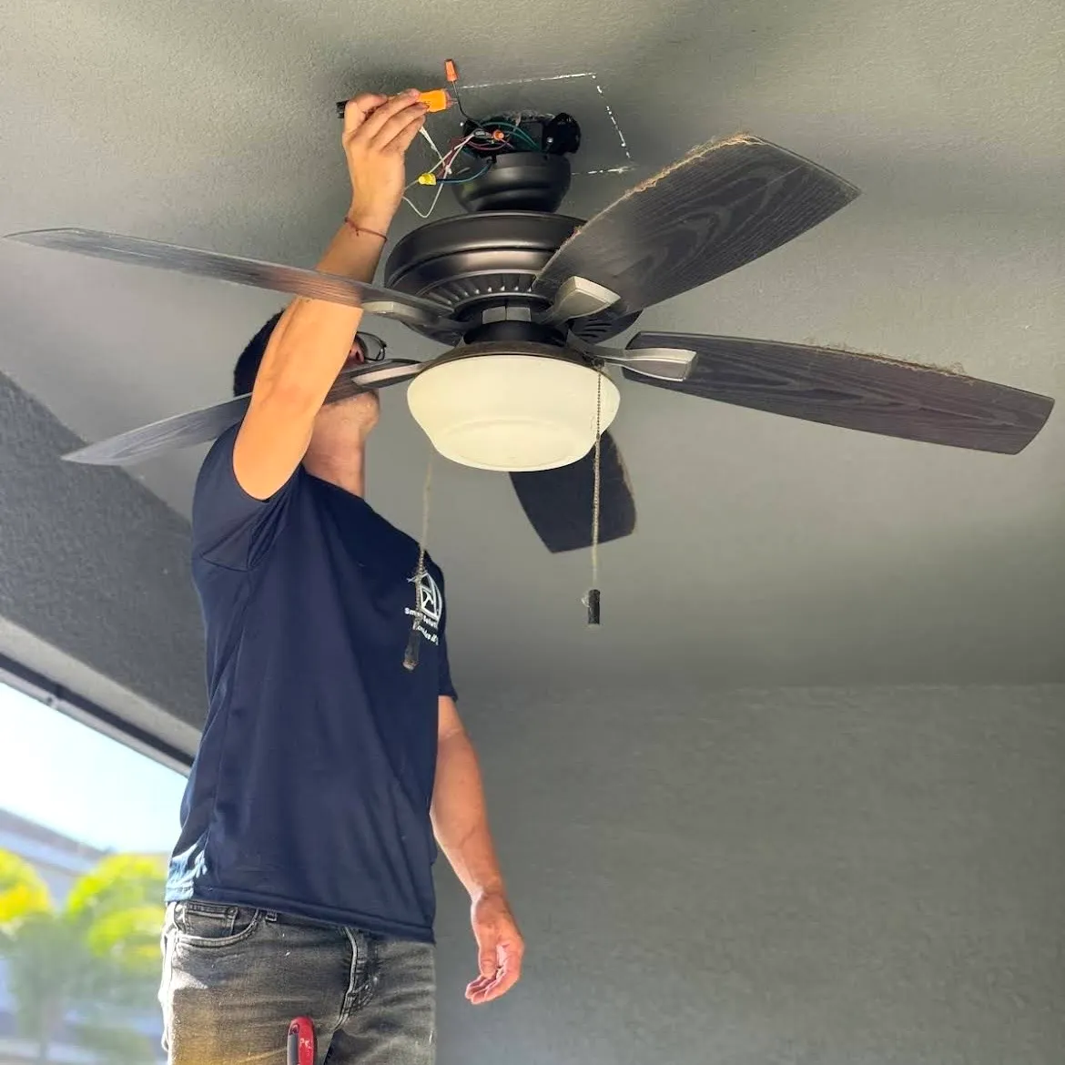 Ceiling Fan Installation project 1