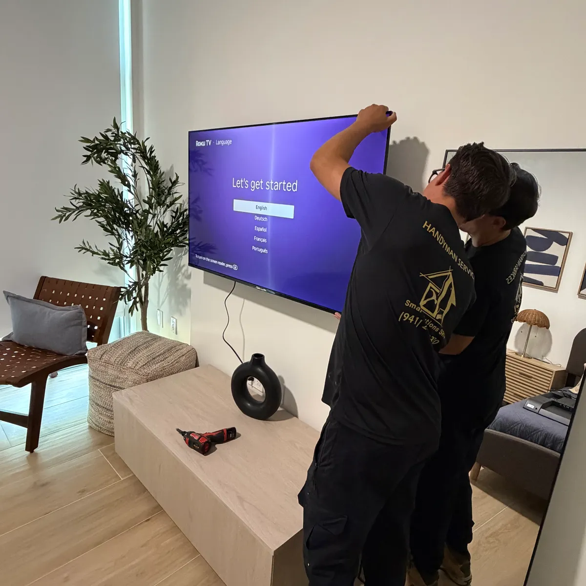TV Mounting project 4