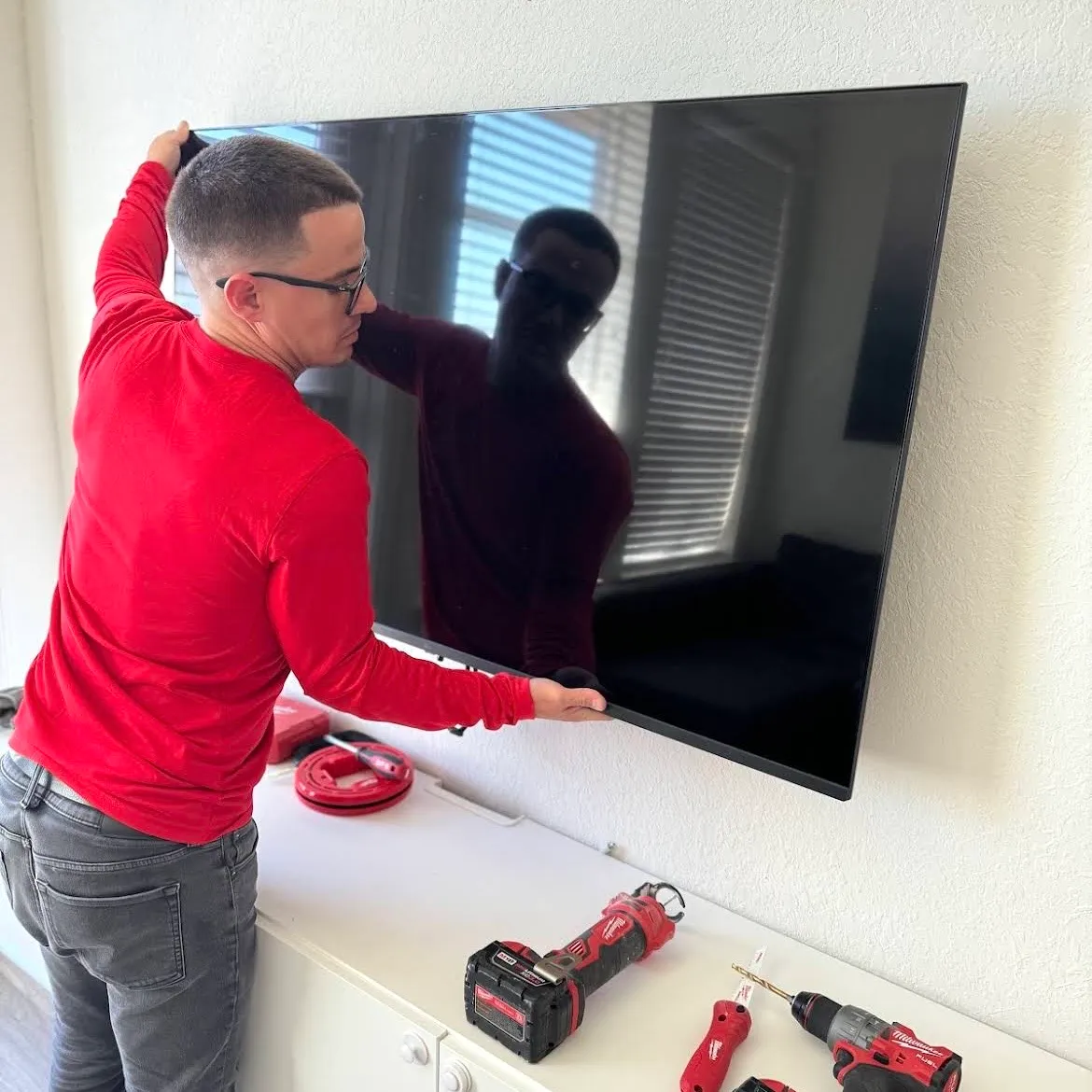 TV Mounting project 8